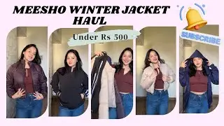 Try on Winter Jacket Haul from Meesho under Rs 500 💵 🤩 || Meesho Haul || Winter Jackets 🧥 