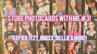 Store Photocards with Me #3 - Mostly Kep1er + Some Itzy, NMIXX, Billlie, & More!