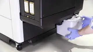 Replacing the Cleaning Container - HP PageWide XL Pro Printer Series (How to)