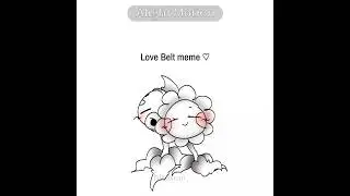 Love Belt meme || Sunflower x Peashooter ☹️💗 #pvzanimation #sillyedit #plantsvszombies #fyp