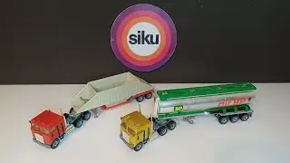Siku Kenworth BP tanker and bottom dump 1986 to 1989
