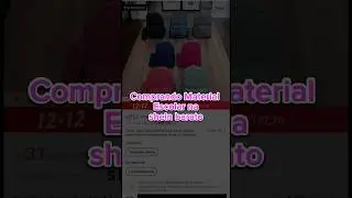 COMPRANDO MATERIAL ESCOLAR NA SHEIN com MENOS de R$190,00 #escolar #youtubeshorts #materialescolar