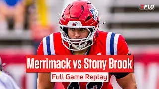 Merrimack vs Stony Brook Football Full Game Replay | 2025 CAA Dootball