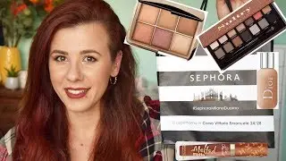Trying new makeup at Sephora - holiday 2018 makeup releases