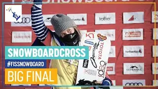 Samkova seals SBX title with win | Women's SBX | Veysonnaz | FIS Snowboard