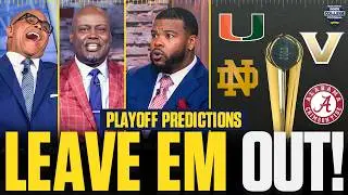 College Football Playoff Predictions: Miami, Notre Dame Deserve to Be In? | Inside College Football