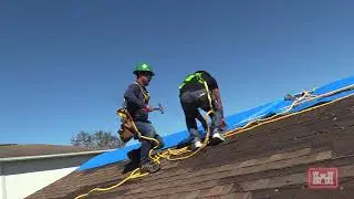 First temporary &lsquo;Blue Roof&rsquo; installed in Fort Myers