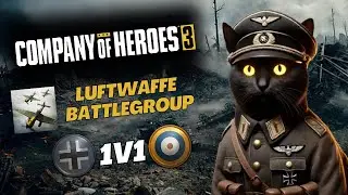 Company of Heroes 3 | 1v1 Luftwaffe Battlegroup Multiplayer Gameplay - No Commentary
