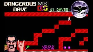 Dangerous Dave прохождение [ +warps ] | Игра на ( DOS, Apple II ) 1988 Стрим RUS