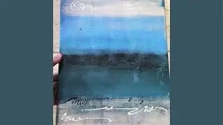 Blue Silence | Abstract Painting Process 30x40 cm | Relaxing Art Video