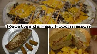 Recettes de Fast Food maison