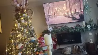the snow storm is here Christmas eve