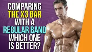 X3 Bar Vs. Gym Resistance Bands; Comparison Workout Exercise LIVE