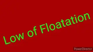 Matter - Law of Floatation