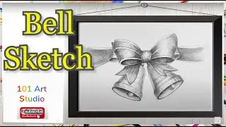 How to draw an easy bell drawing | Realistic Pencil sketching for Beginner | Step by Step tutorial