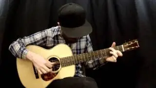 Acoustic Music Works Guitar Demo - Baleno 14-fret O, Adirondack, East Indian Rosewood