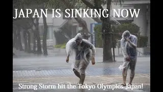 Several Hurricane strongly hit Tokyo Olympics Japan! Wind blows down rooftops & destroyed daily life