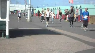 Me doing the Hove prom 10k run 2014