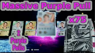 75 Player Packs! 2 Massive Purples and crazy luck NHL 24 Hut
