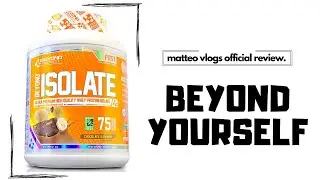 Обзор изолята сывороточного протеина Beyond Yourself + дегустация!