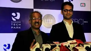 Mr  Yuvraj S Rajan, Director   Raiaskaran receiving the prestigious LEED Platinum certi