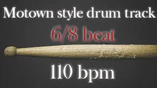 Smooth Motown style drum track - 110 bpm