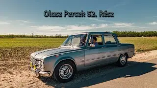 Olasz Percek 52. Rész - Egy igazi sportos Oldtimer Alfa Romeo Giulia Super 1.6
