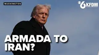 Iran tensions heat up as Trump threatens to send an ARMADA