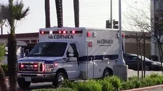 McCormick ambulance responding/arriving w/ eQ2B manual