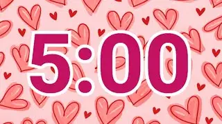 5-Minute Valentine Heart Timer | Soft & Relaxing