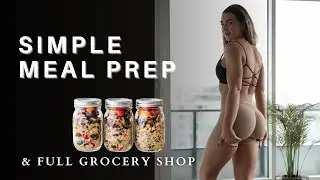 HIGH PROTEIN MEAL PREP | & full grocery shop w/ me