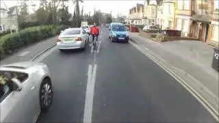 Contour Roam cycle helmet camera footage 4 February 2012  HD