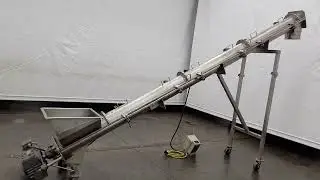 E317417 - 13 Foot Long Stainless Steel Screw Auger With 3 HP Motor