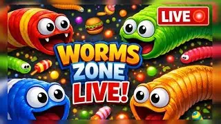 WormZone.io Live Gameplay Hindi | Biggest Worm Banane Ka Try 🐍 | PvP Battle