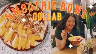 EPIC PEACHES AND CREAM SMOOTHIE BOWL | COLLAB VIDEO!!