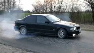 Bmw E36 328i burnout LV