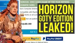 Horizon Zero Dawn Game of The Year Edition LEAKED - Horizon Zero Dawn DLC Included?!