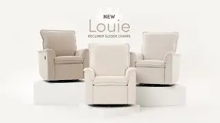 New Louie Recliner Glider Nursery Chairs