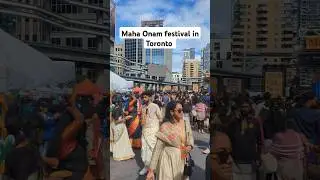 Maha Onam 2024 at Yonge-Dundas square in Toronto