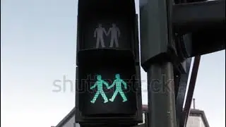 Traffic lights in Madrid to raise awareness on diversity and support to the LGTBIQ rights