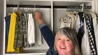 A Closet Organizing Hack for a Perpetually Purging Closet!
