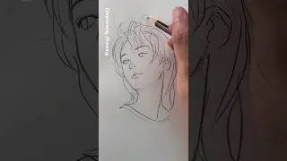 Sketching with a 2B pencil (Pencil ASMR)