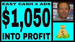 Easy Cash 4 Ads Review - $1,050 Into Profit - No Monthly Membership Costs.