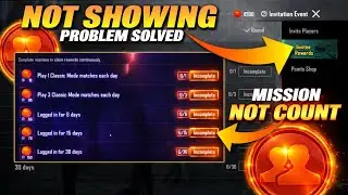 25 Material in Invitation Event BGMI | Invitee Rewards Option Not Showing | Mission Not Count