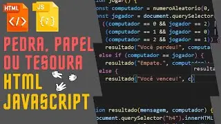 PEDRA, PAPEL OU TESOURA - HTML E JAVASCRIPT