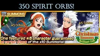 Christmas: Brilliant Gift Summons! | 2 Steps - 350 Spirit Orbs! | Bleach: Brave Souls