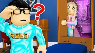 I Built A TINY HOME Inside My Boyfriend’s Bedroom! (Roblox Bloxburg)