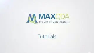 [2015] MAXQDA 12: Working with Focus Group Transcripts