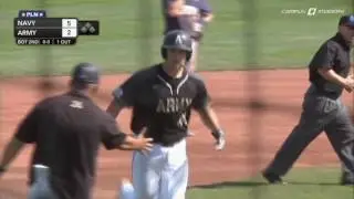 Army Baseball: Alex Dickerson 2-Run Home Run vs. Navy 4-23-17
