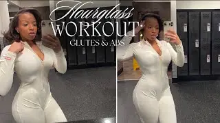FULL Hourglass Workout:  Abs (Upper, Lower, and Side Abs) & Glutes